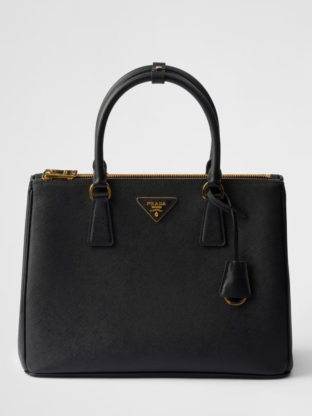 Prada Galleria large Saffiano leather bag gold hardware